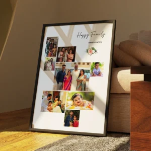 Personalized Family Photo Collage Frame for Gifts